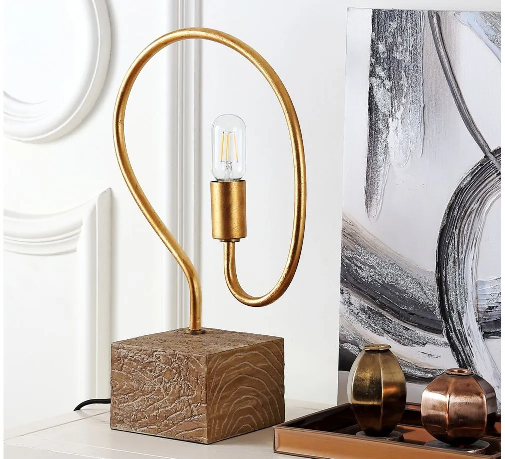 Safavieh Roland Table Lamp in Gold by Safavieh